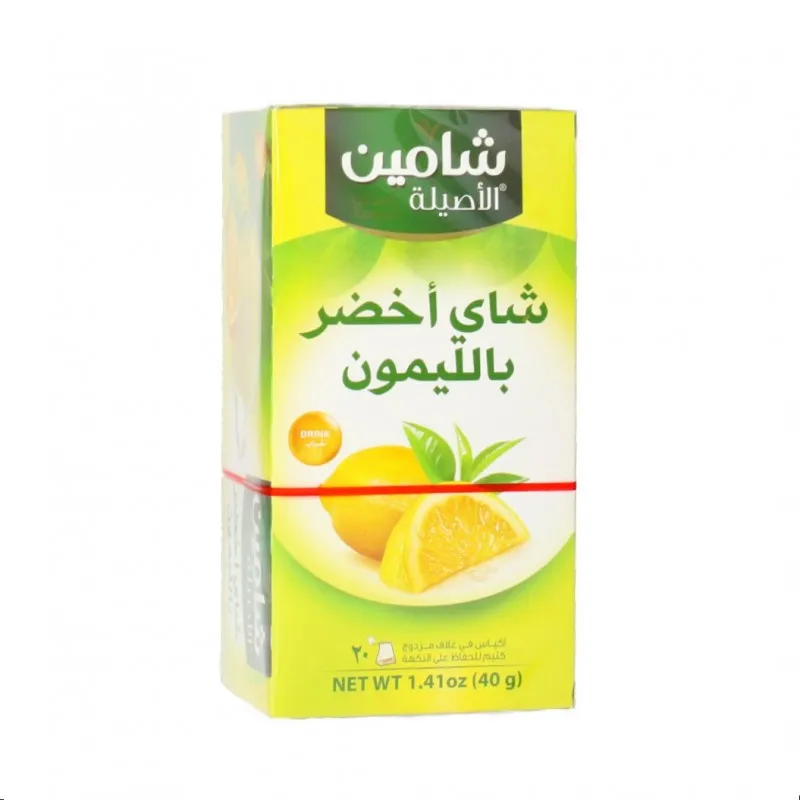 شاي اخضر بالليمون شاميين